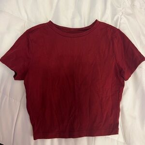 Maroon crop top women’s